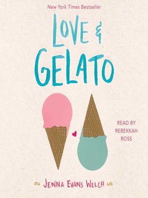 love and gelato jenna evans welch